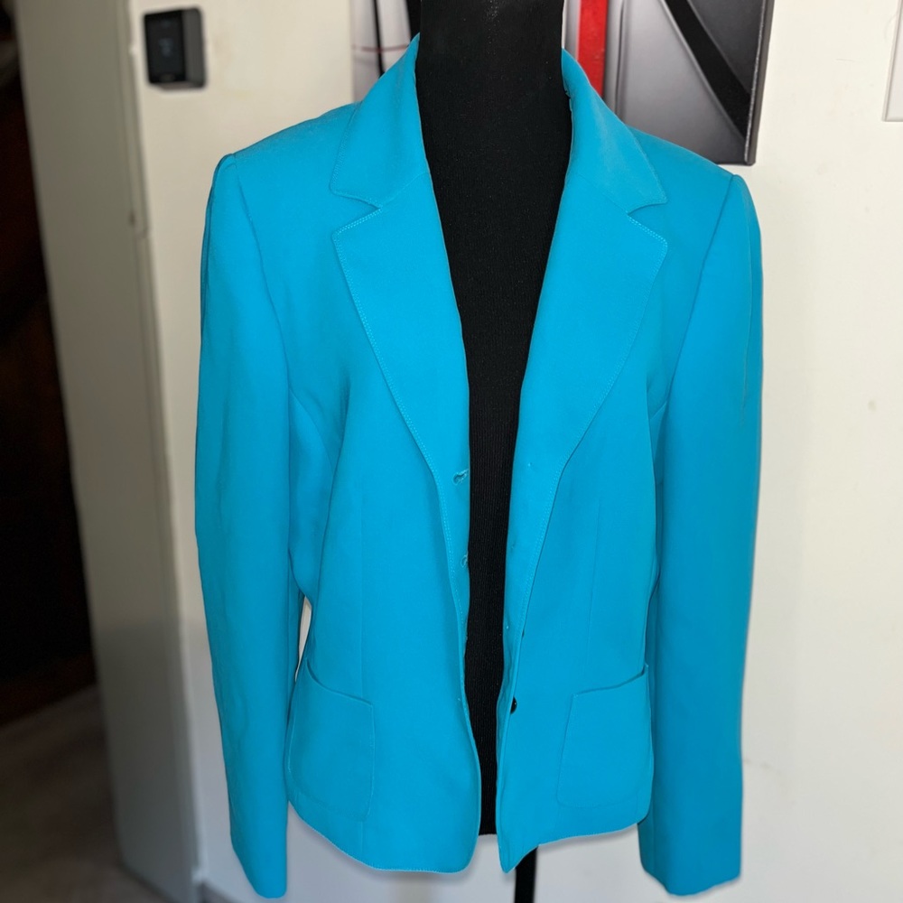 Women's Turquoise Blazer Jacket